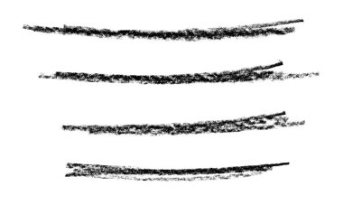 Siyah renkli 4 kirli el tebeşir darbesi koleksiyonu