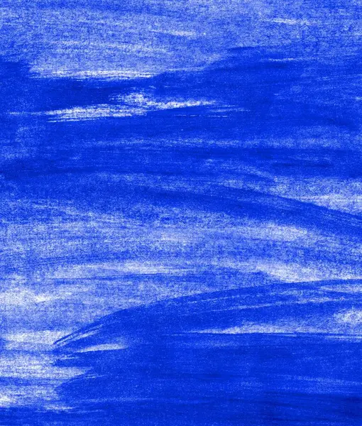 Very Dirty Paintbrush Texture Dark Blue Color — Stock Photo, Image