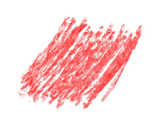 Very Dirty Chalk Drawing Red Color — Stock Photo, Image