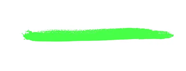 Paintbrush Background Green Ink Stroke Made Paintbrush — Stock Photo, Image