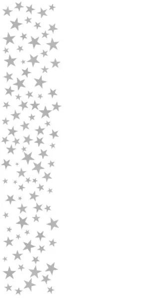 Abstract Christmas Banner Silver Grey Stars Copy Space — Stock Photo, Image