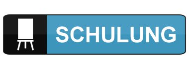 Öğrenme simgesine sahip düğme başlığı: Almanca eğitimi