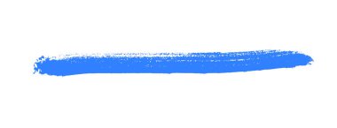 Mavi renkte fırça darbesi - Boyanmış pankart