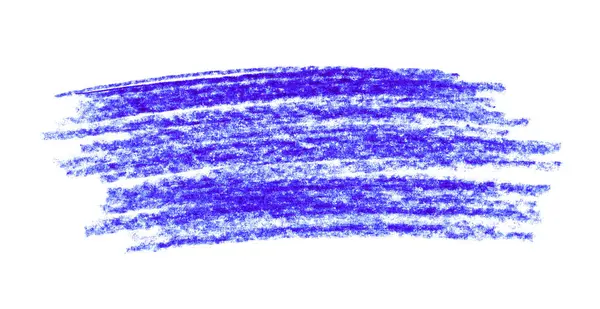 Sketch Dirty Blue Colored Pencil Scribble — Stock Photo, Image