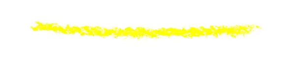 Tiza Amarilla Línea Lápiz Dibujado Mano Imagen de stock