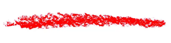 Tiza Roja Línea Lápiz Dibujado Mano Imagen de stock