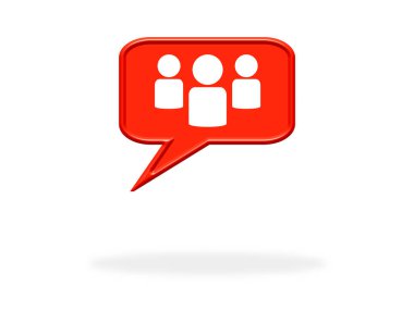 Gölgeli Konuşma Kabarcığı simgesi: Takım