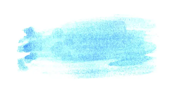 Синя Акварельна Текстура Зроблена Пензлем Ліцензійні Стокові Зображення