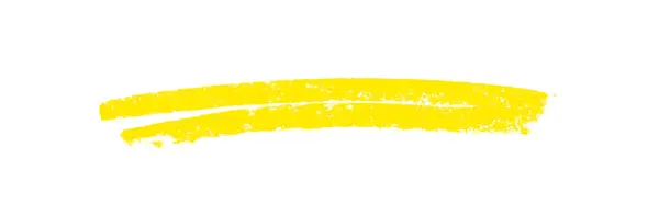 Sketch Dirty Hand Drawn Double Stripe Yellow Color Stock Image