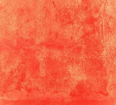 Soyut grunge dokusu: Kirli kırmızı turuncu beton duvar arkaplanı