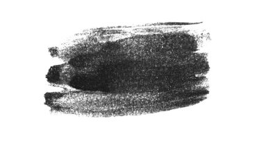 Boya fırçasıyla yapılan siyah suluboya dokusu