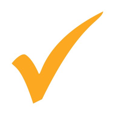 Turuncu işaretleme simgesi çizimi