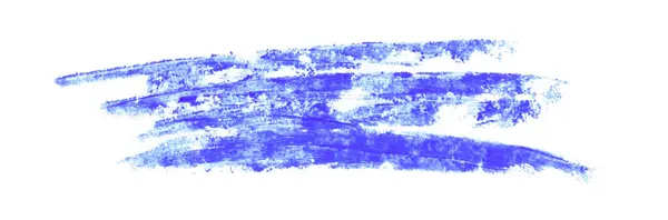 stock image Blue pencil scribble on white background