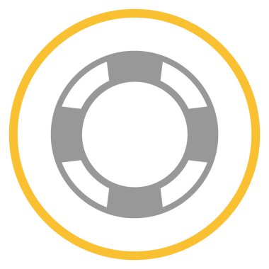 Sarı çemberde gri simge: Kurtarma