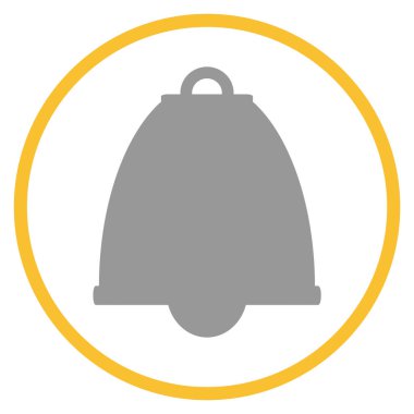 Sarı çemberdeki gri simge: