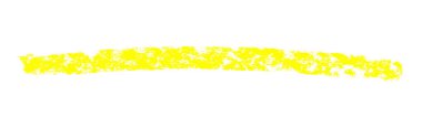 Yellow painted brush or chalk stroke banner clipart