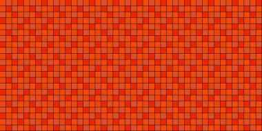 Mozaik arkaplan dokusu: Kırmızı turuncu fayanslar