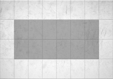 Dekoratif beyaz ve gri fayans dokusu - Kopyalama alanı olan kentsel arkaplan