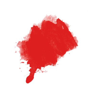 Kopyalama alanı ile kırmızı rengin yaratıcı sıçraması