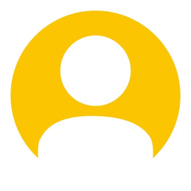 Turuncu renkli kullanıcı fotoğraf şablonu