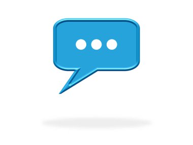 Gölgeli Konuşma Kabarcığı simgesi: İletişim