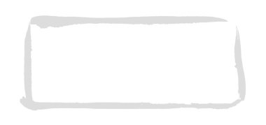 Fotokopi alanı olan serin açık gri pul ya da boya fırçası çerçevesi