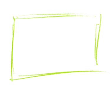 Kalemle yapılmış kirli yeşil grunge çerçeve