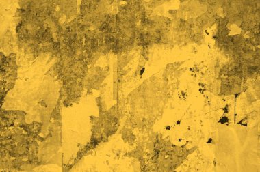 Sarı kirli grunge duvar dokusu - Kopya alanı olan arkaplan