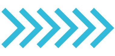 Gradyan ok flaması turkuaz