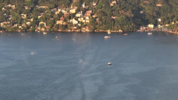 Lagoa Conceicao Florianópolis Brasil Imagem Aérea Incrível — Vídeo de Stock