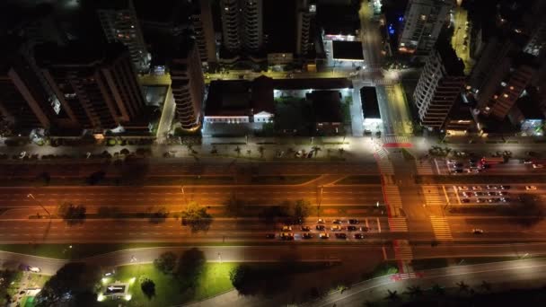 Florianopolis Santa Catarina Jembatan Hercilio Luz Citra Udara — Stok Video