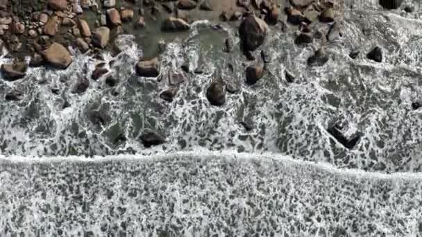 萨奎尼奥海滩弗洛里亚诺波利斯Aerial View — 图库视频影像