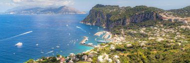 Amalfi Coast, Mediterranean Sea, Italy. Website Banner. clipart