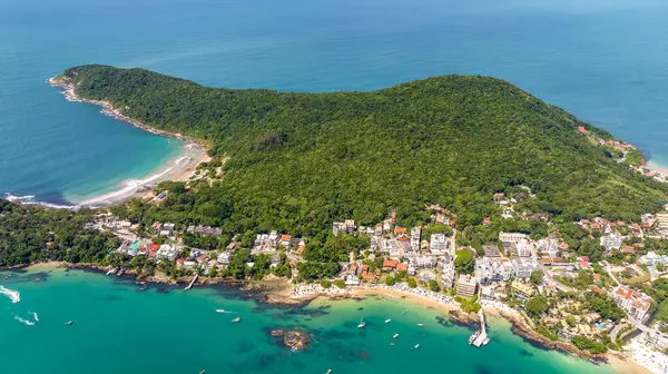 Stock image Bombinhas Beach in Santa Catarina. Aerial view taken with a drone. Brazil. South America.