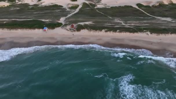 Florianpolis Praia Campeche Durante Nascer Sol Brasil Bairro Rio Tavares — Vídeo de Stock