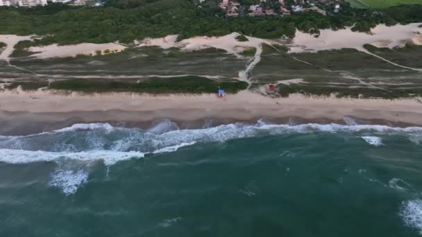 Florianpolis Playa Campeche Amanecer Brasil Barrio Rio Tavares — Vídeos de Stock