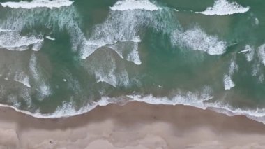 Brezilya 'nın Santa Catarina eyaletinde Guarda do Emba Sahili' nin hava görüntüsü