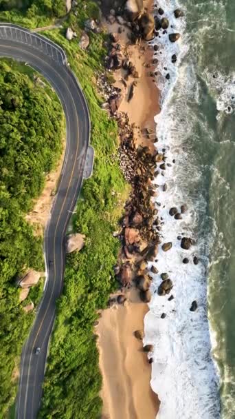 카타리나의 발네리오 캄보디아 Taquaras 해변과 Laranjeiras 풍경의 브라질이요 비디오 — 비디오