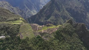 Machu Picchu, Peru. Hava görünümü