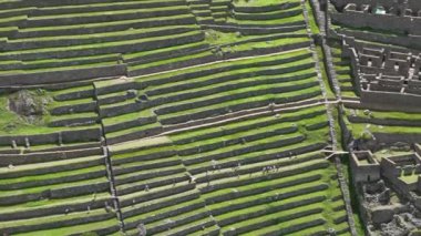 Machu Picchu, Peru. Hava görünümü