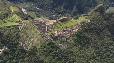 Machu Picchu, Peru. Hava görünümü