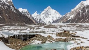 K2 dağ tepe, ikinci en yüksek dağı dünyanın K2 trek, Pakistan, Asya