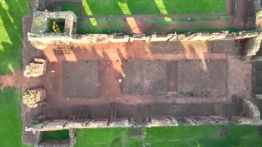 Cizvit Harabeleri. San Ignacio mini misyonu 1632 'de Cizvitler tarafından kuruldu, Misiones Eyaleti, Arjantin