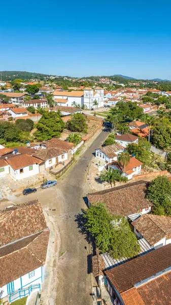 stock image Pirenopolis in Goias, Brazil. Aerial view.