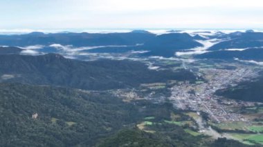 Urubici, Santa Catarina, Brezilya 'da. Hava görünümü.