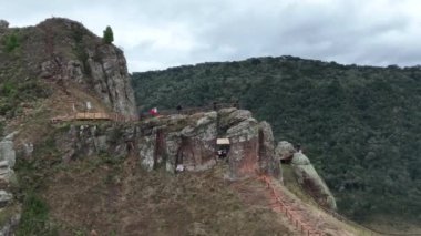 Urubici, Santa Catarina, Brezilya 'da. Hava görünümü.