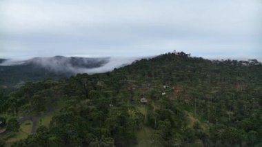 Urubici, Santa Catarina, Brezilya 'da. Hava görünümü.