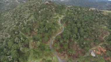 Urubici, Santa Catarina, Brezilya 'da. Hava görünümü.