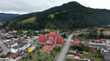 Urubici, Santa Catarina, Brezilya 'da. Hava görünümü.