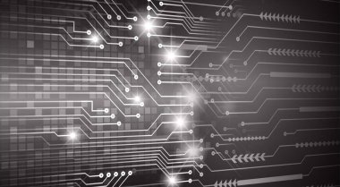 Siber devre gelecekteki teknoloji kavramı